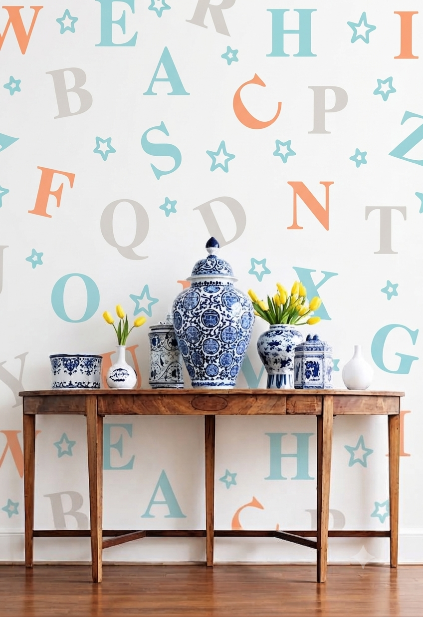 Classic Decorative Pattern Premium Wall Wallpaper.