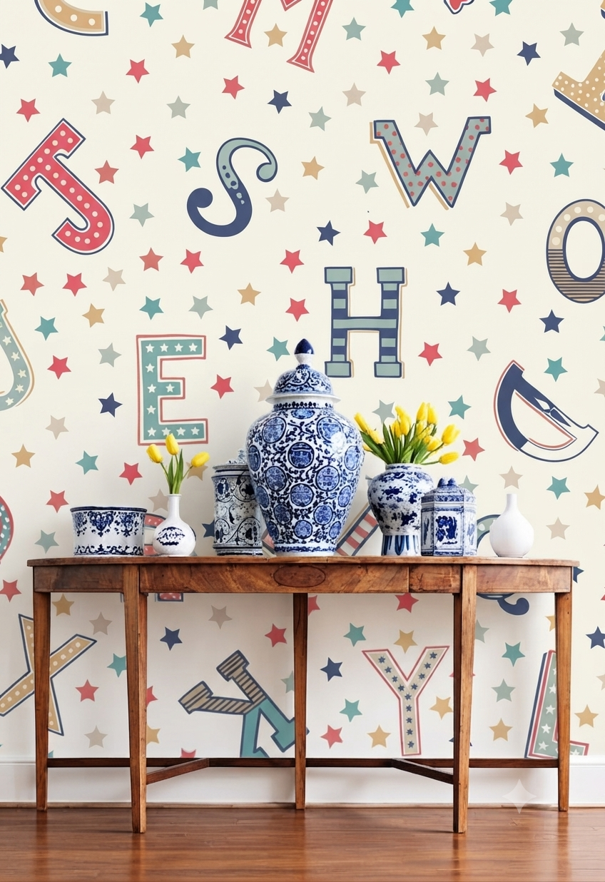 Classic Decorative Pattern Premium Wall Wallpaper.