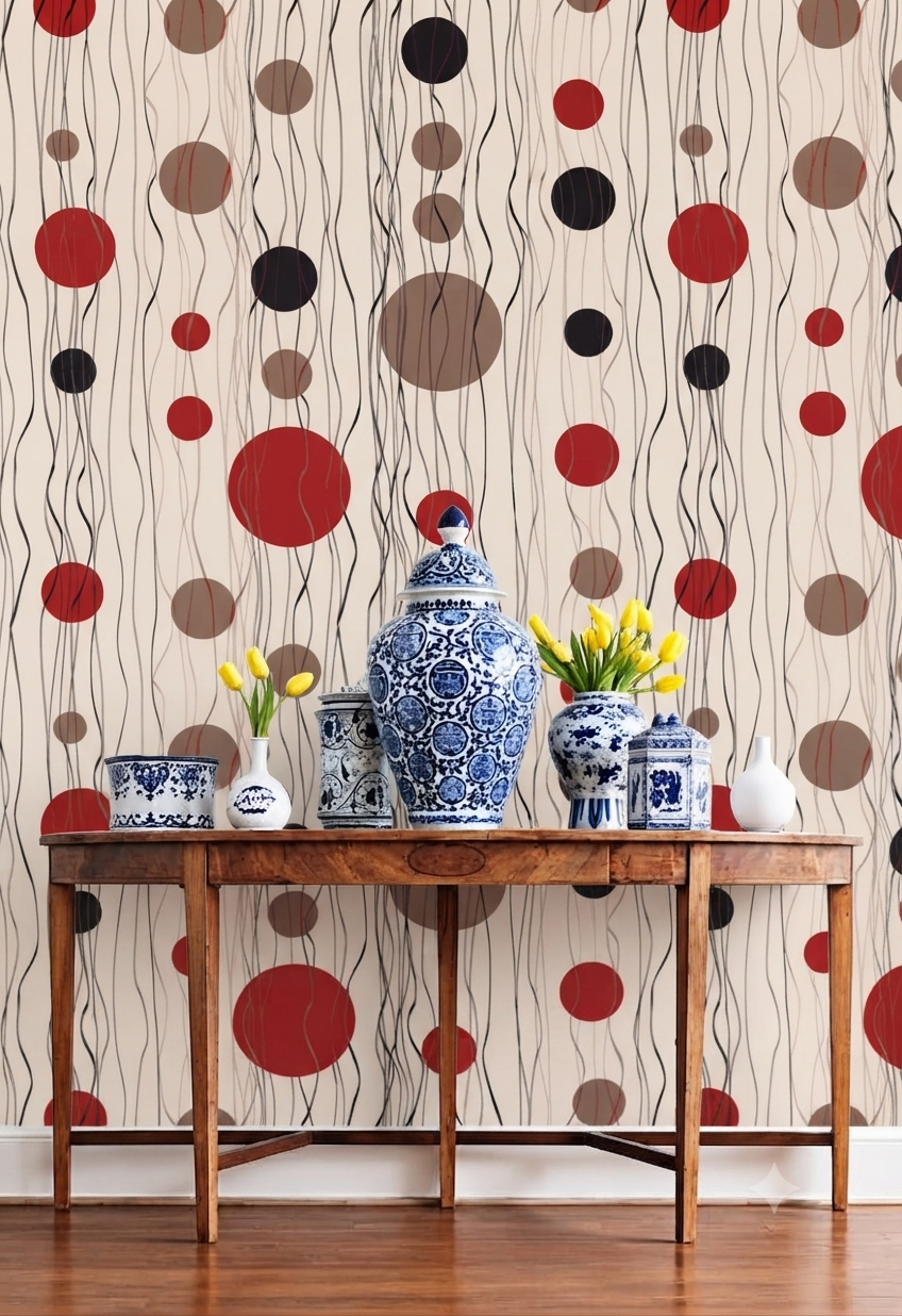 Classic Decorative Pattern Premium Wall Wallpaper.