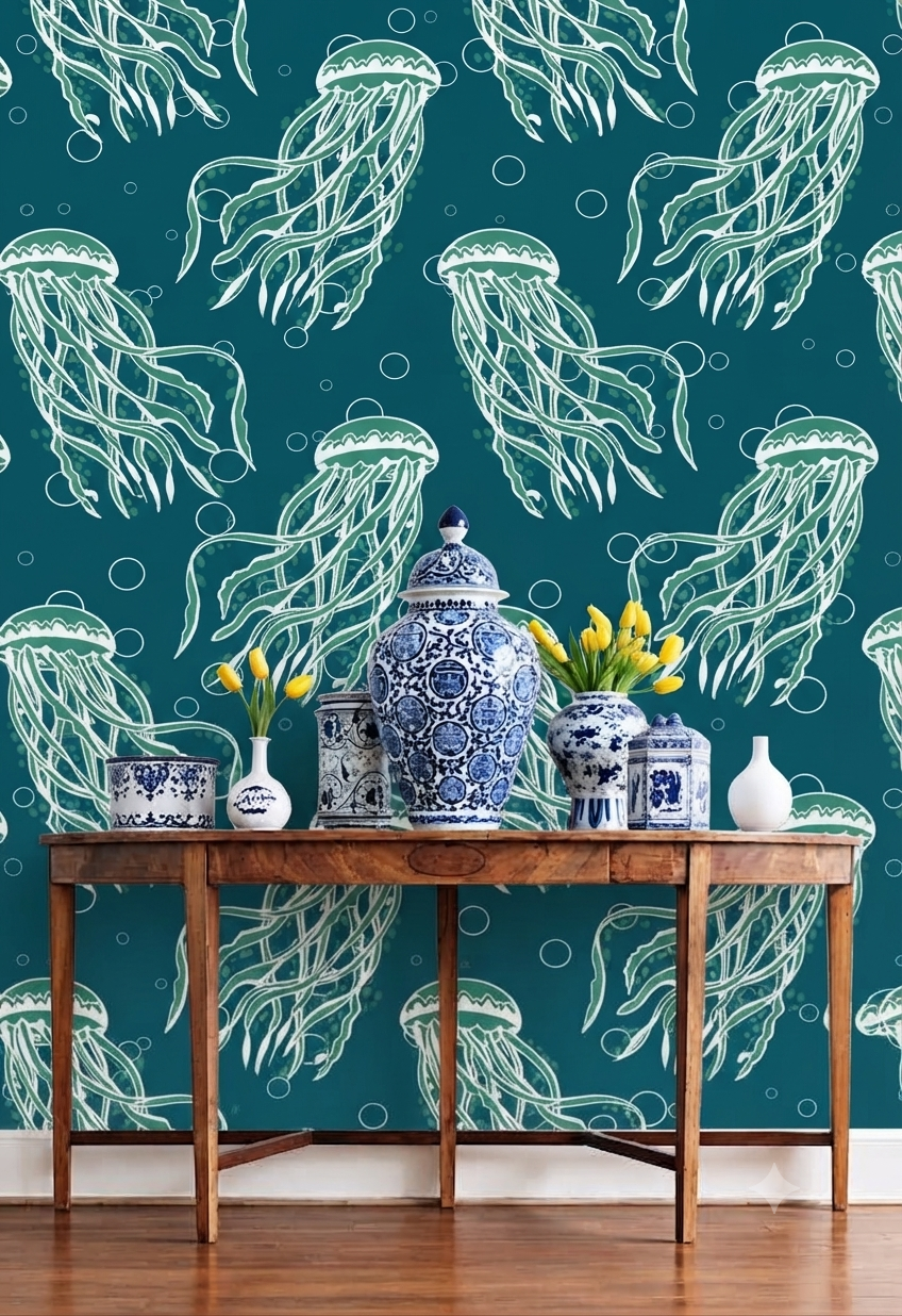Classic Decorative Pattern Premium Wall Wallpaper.