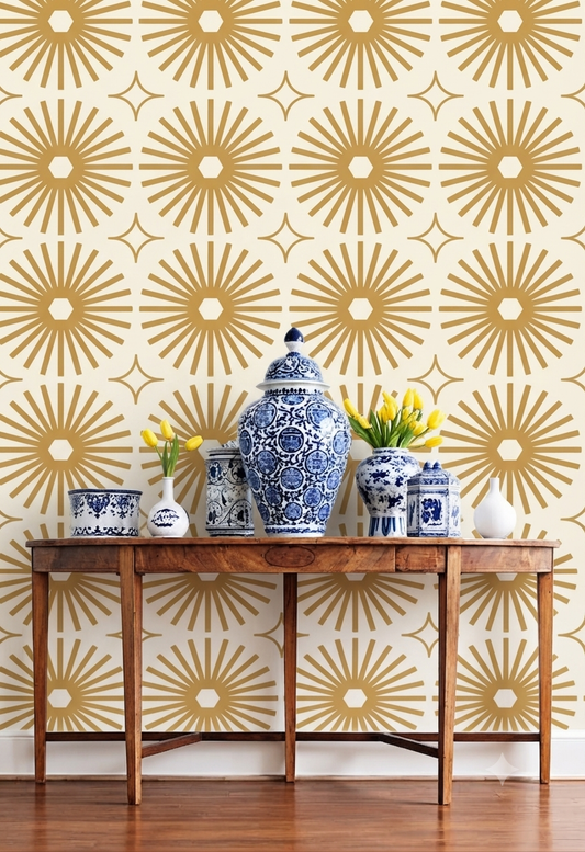 Classic Decorative Pattern Premium Wall Wallpaper.