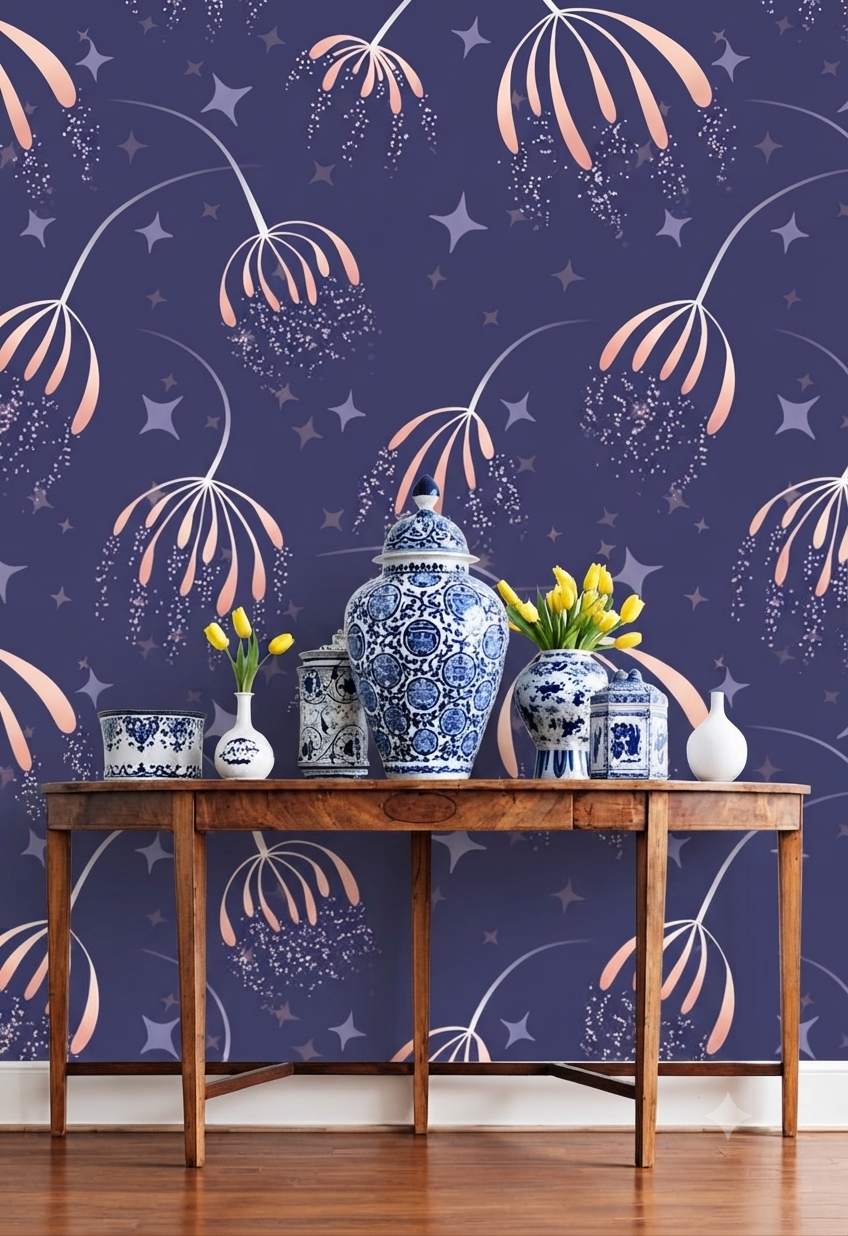 Classic Decorative Pattern Premium Wall Wallpaper.