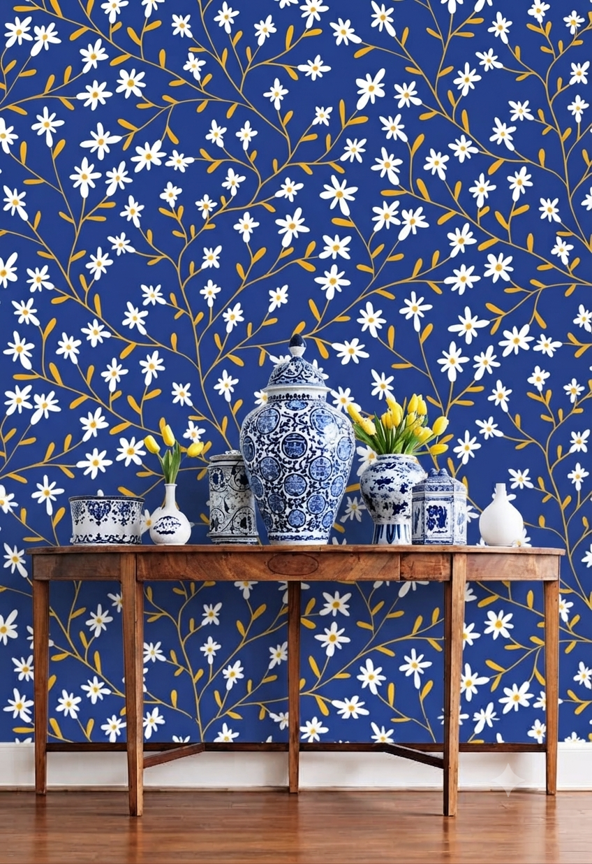 Classic Decorative Pattern Premium Wall Wallpaper