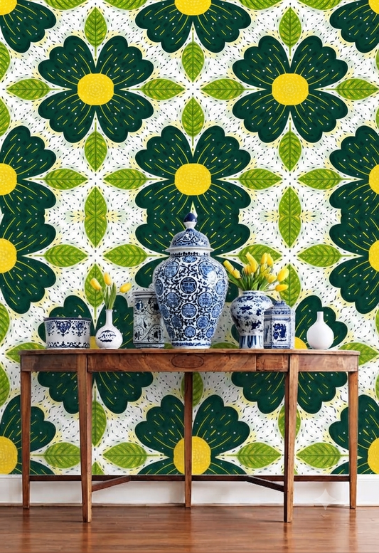 Classic Decorative Pattern Premium Wall Wallpaper.