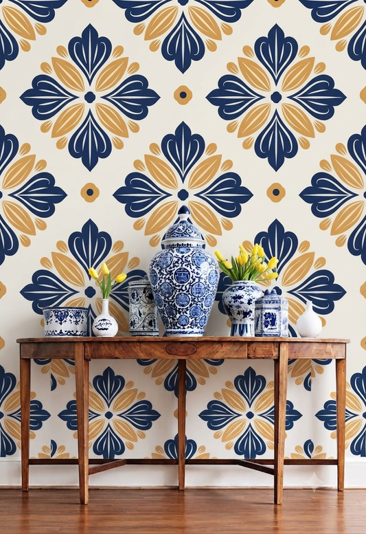Classic Decorative Pattern Premium Wall Wallpaper.