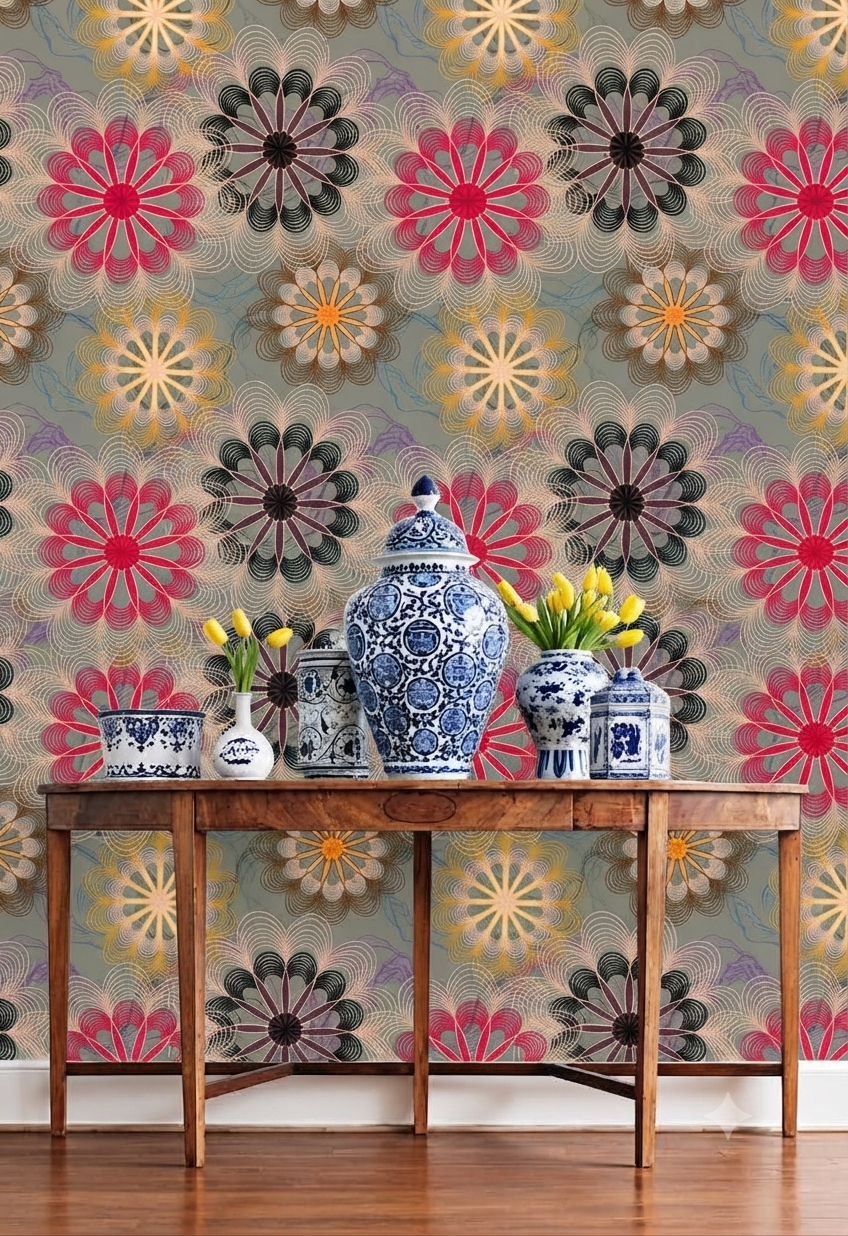 Classic Decorative Pattern Premium Wall Wallpaper