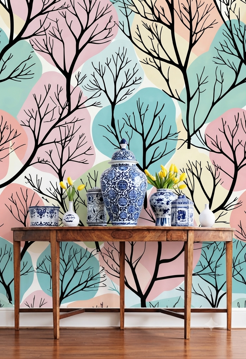 Classic Decorative Pattern Premium Wall Wallpaper