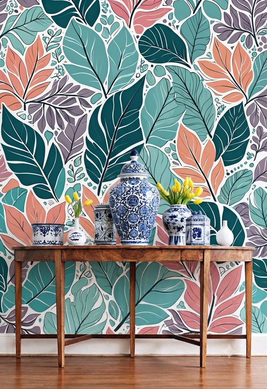 Classic Decorative Pattern Premium Wall Wallpaper