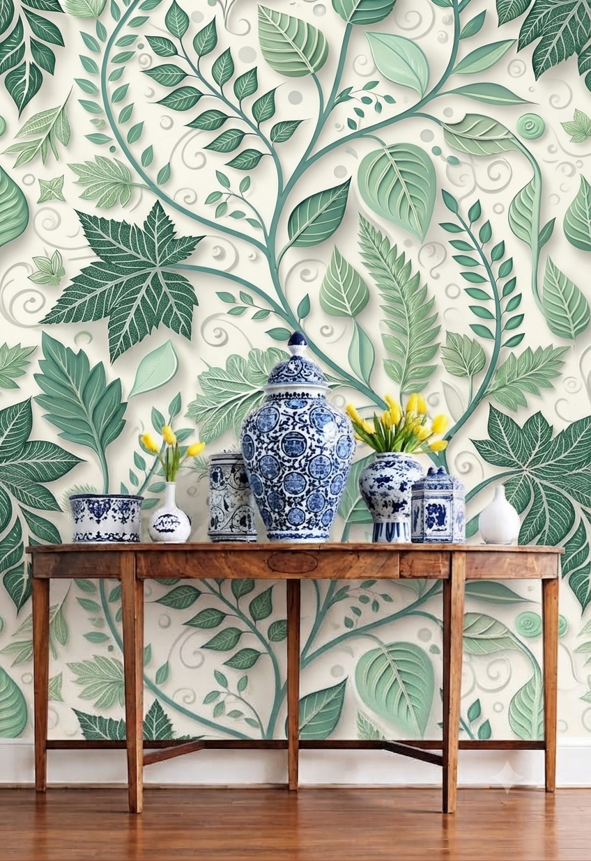 Classic Decorative Pattern Premium Wall Wallpaper