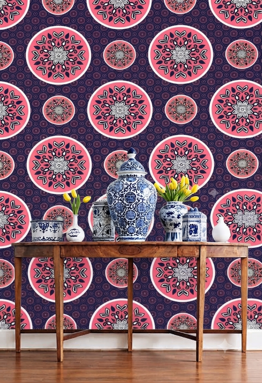 Classic Decorative Pattern Premium Wall Wallpaper.