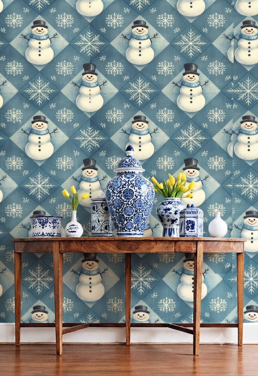 Classic Decorative Pattern Premium Wall Wallpaper.
