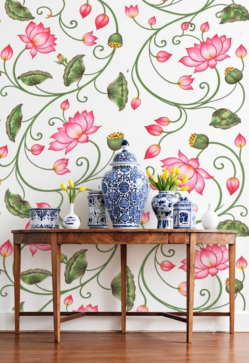 Classic Decorative Pattern Premium Wall Wallpaper.